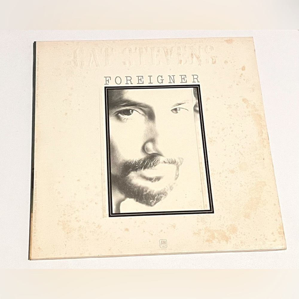Cat Stevens Foreigner Vinyl Record Postcard- Lyrics Art Card SP4391 Vintage 1973